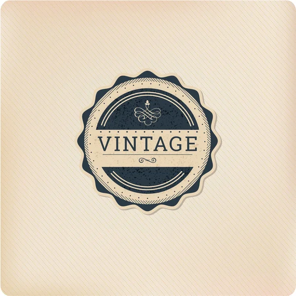 Plantilla etiqueta Vintage — Vector de stock