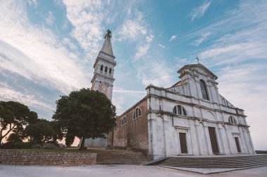 Rovinj, Hırvatistan - 24 Temmuz 2015: Church of St Euphemia