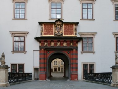 Hofburg Sarayı'nda İsviçre kapısı
