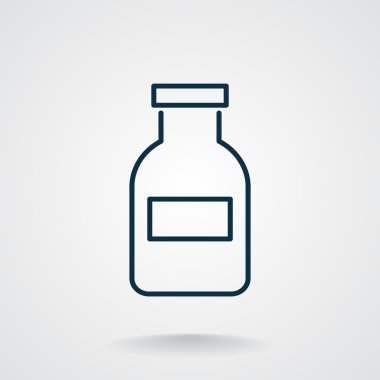 Tıp şişe web simgesi