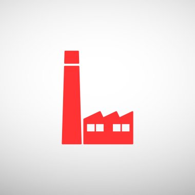 Fabrika binaları web simgesi