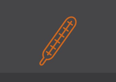 medikal termometre web simgesi