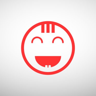 Mutlu bir çocuk yüzü doodle