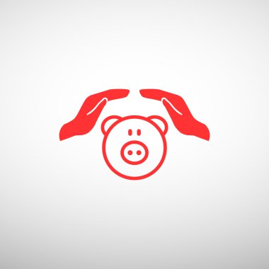 El simgesi ile Piggy banka