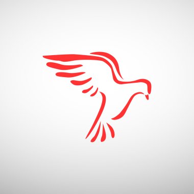 Güvercin basit web simgesi