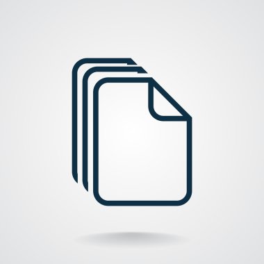 Dosyaları veya belgeleri web simgesi