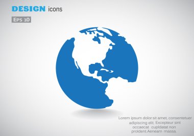 Planet earth web simgesi