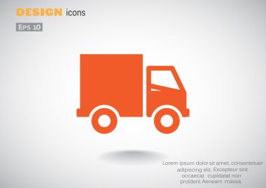 Basit kamyon web simgesi