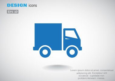 Basit kamyon web simgesi