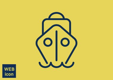 Basit römorkör web simgesi