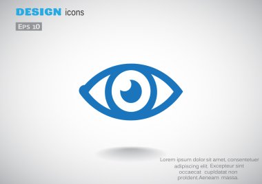 İzlerken göz web simgesi