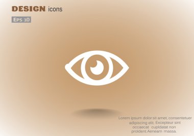İzlerken göz web simgesi