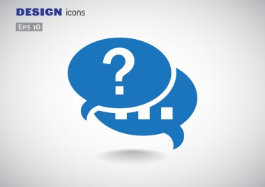 Diyalog kabarcıklar web simgesi