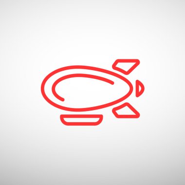 Zeplin zeppelin web simgesi