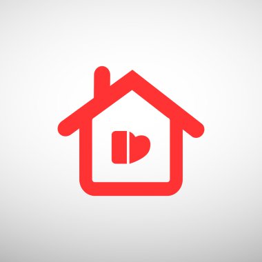 Ev basit web simgesi