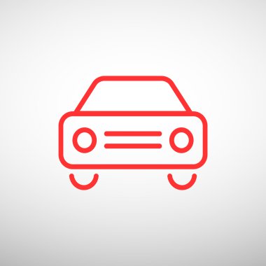 Basit araba web simgesi