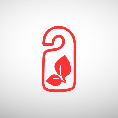 Eko etiket simge asılı