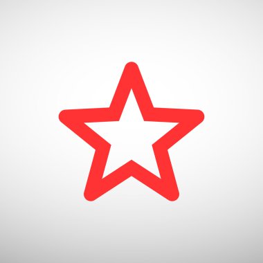 Basit yıldız web simgesi