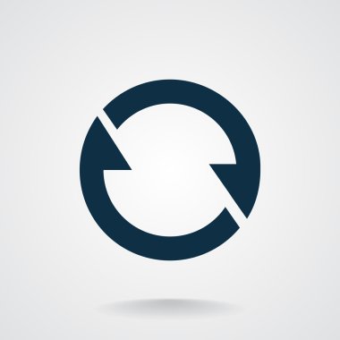 Oklar web simgesi olan daire