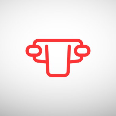 Basit bebek bezi web simgesi