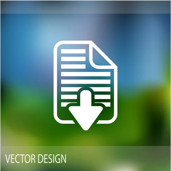 Download file web icon — Stock Vector