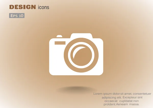 Photo camera icon — Stock Vector