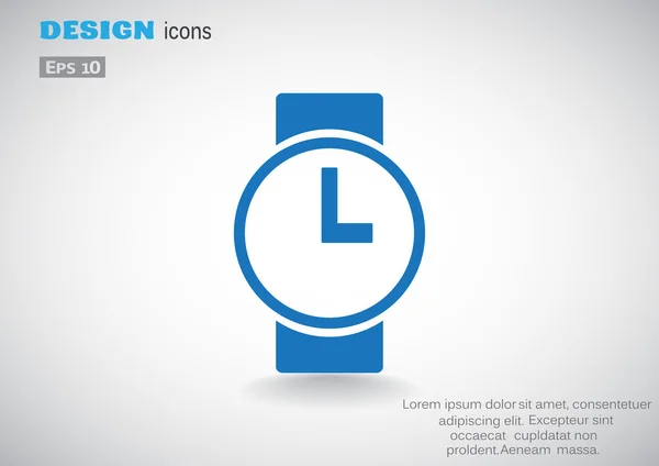 Reloj reloj simple — Archivo Imágenes Vectoriales