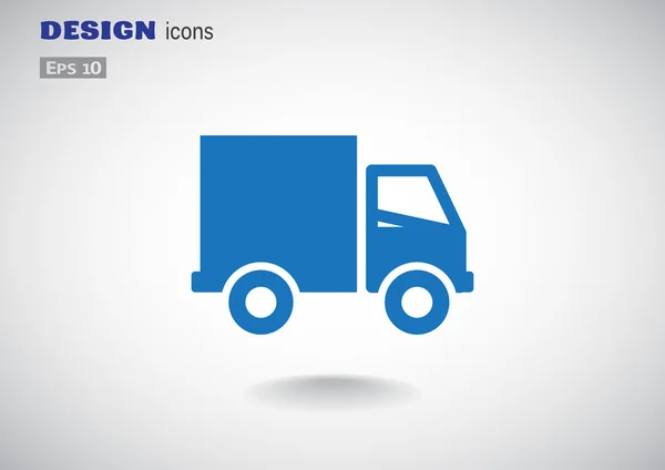 简单的卡车 web 图标 — 图库矢量图片