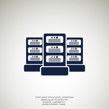 Veri sunucuları web simgesi