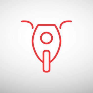 Basit motosiklet web simgesi