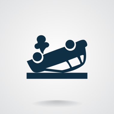 Kırık araba web simgesi