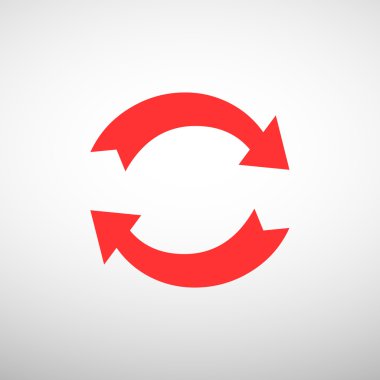 Oklar web simgesi olan daire