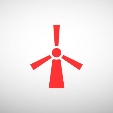 Rüzgar jeneratör web simgesi