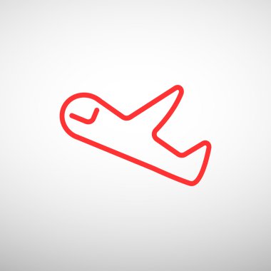 Anahat airbus uçak web simgesi