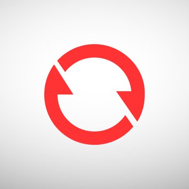 Oklar web simgesi olan daire