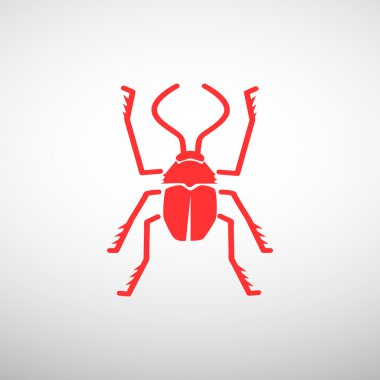 Anahat böceği böcek simgesiyle