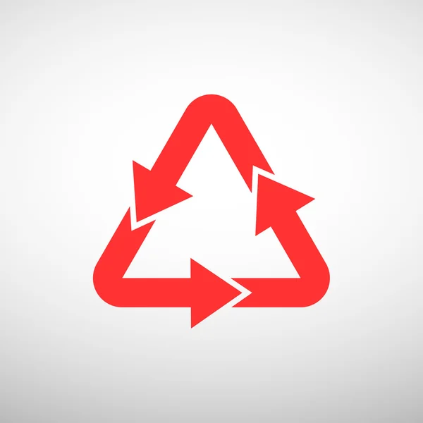 Thematische strategie inzake afvalrecycling symbool — Stockvector