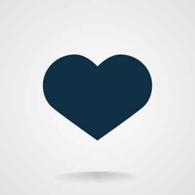 Basit kalp web simgesi