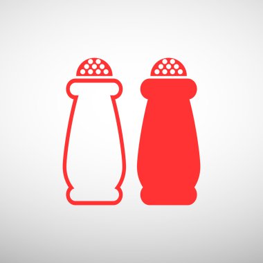 Tuz ve biber shakers simgesi