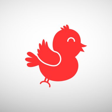 Şarkı kuş basit web simgesi