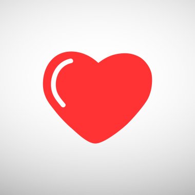 Basit kalp web simgesi