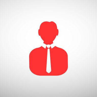 İşadamı siluet web simgesi