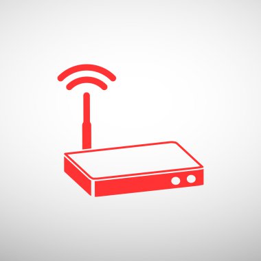 Dalgalar web simgesi ile modem