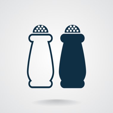 Tuz ve biber shakers simgesi