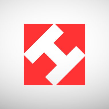 Kare üçgen simgesiyle