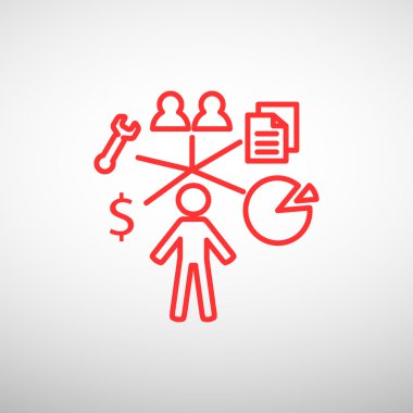 İş basit web simgeler kümesi