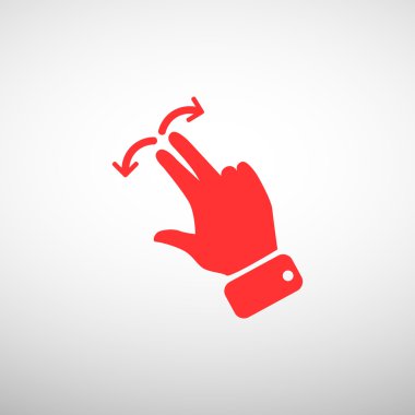 Dokunmatik ekran web simgesi