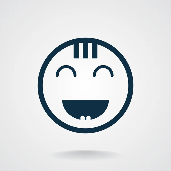 Mutlu bir çocuk yüzü doodle — Stok Vektör