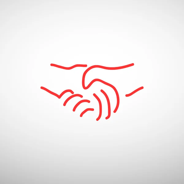 Символ рукопожатия — стоковый вектор