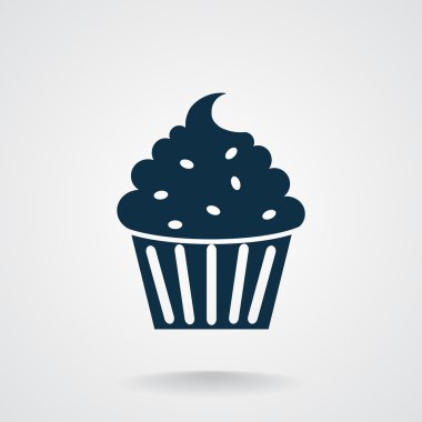 Cupcake tatlı web simgesi